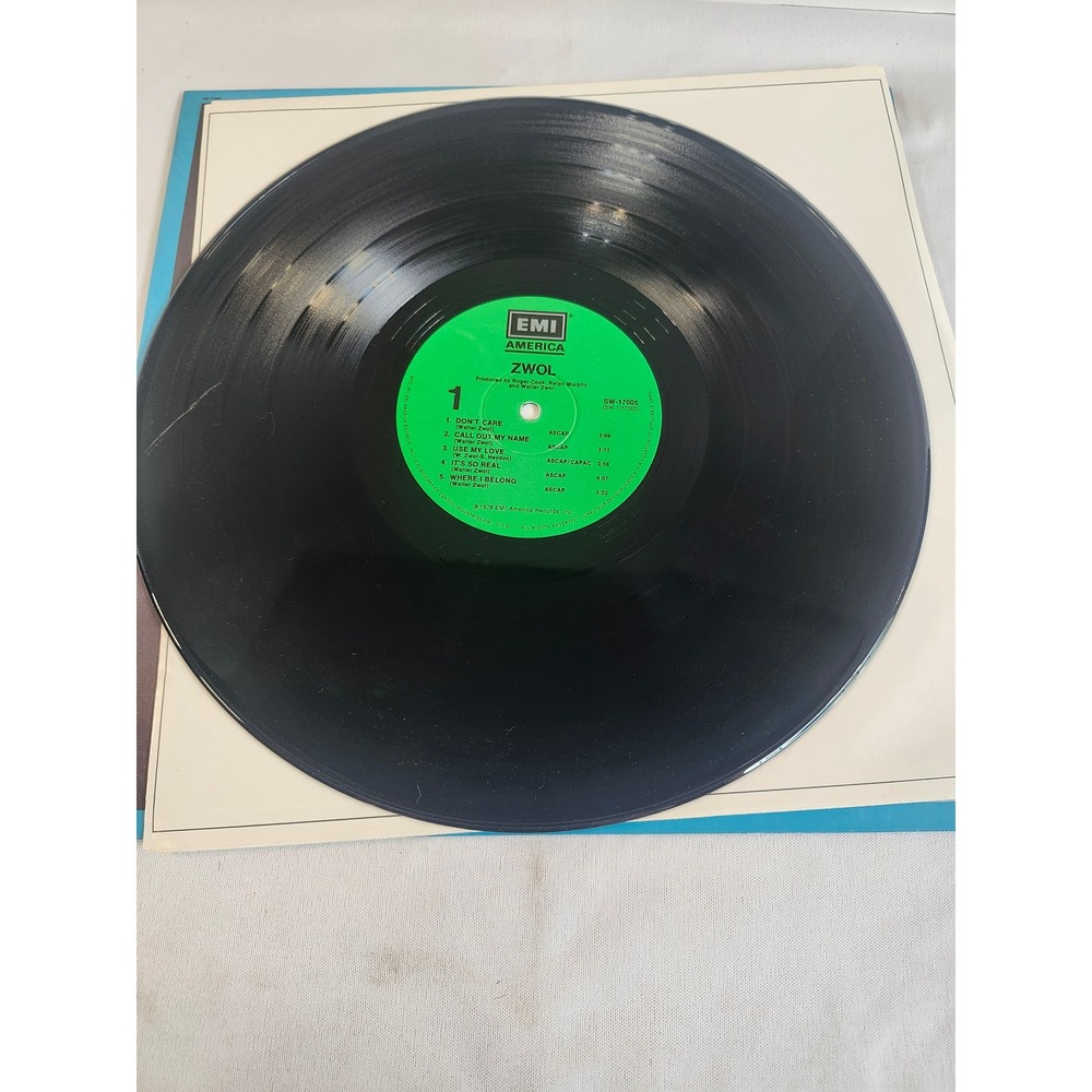 Zwol Self-Titled Vinyl LP 1978 EMI America SW-17005 Call Out My Name Rock - Picture 5 of 8